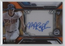 2016 Topps Strata Auto Orange 21/125 Max Kepler #SA-MK Auto 0w3
