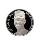 NOLAN RYAN NO.34 TEXAS RANGERS 1996 Limited Edition #762 .999 Silver Proof 1 Oz