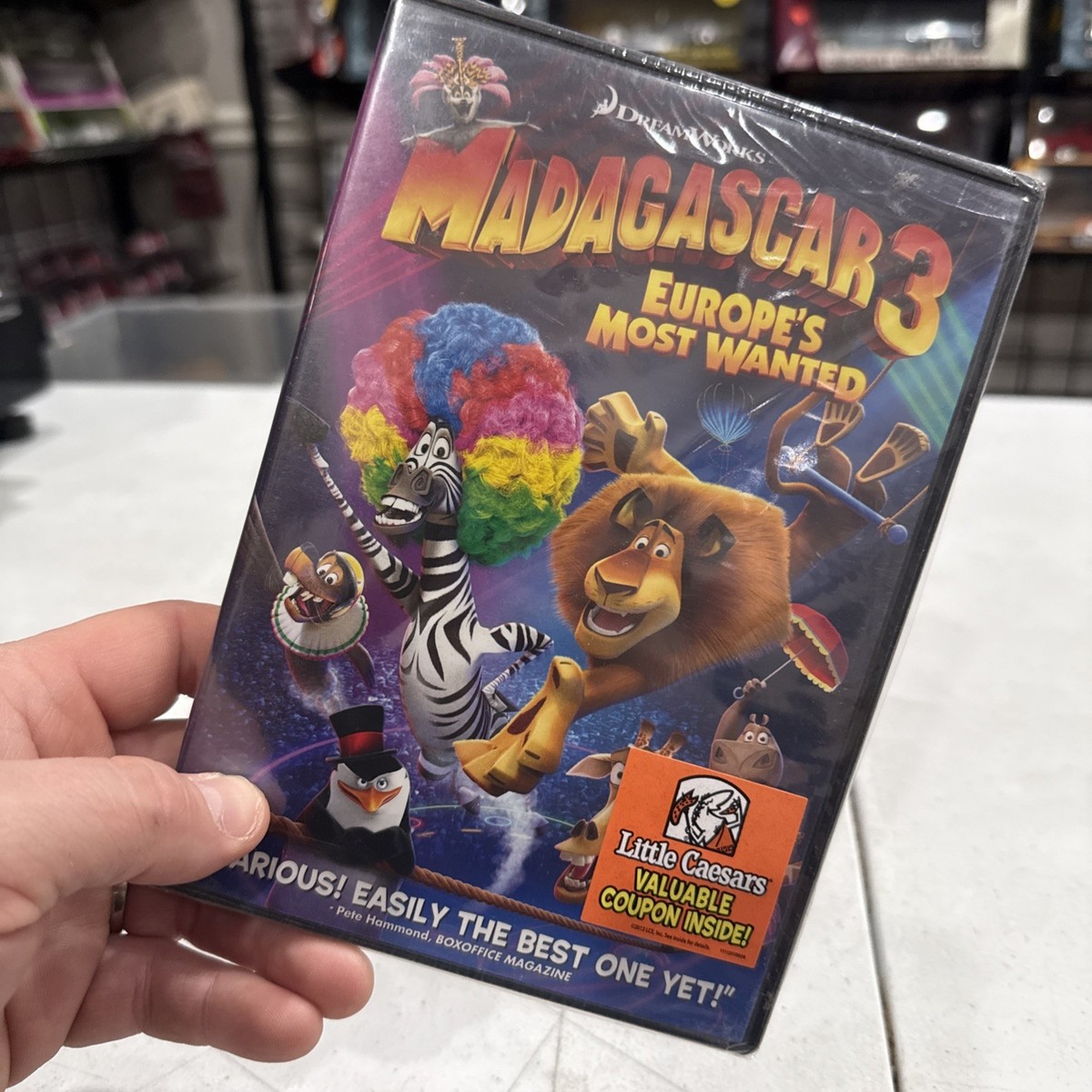 Madagascar 3: Europe's Most Wanted (DVD) NEW. SEALED Free Shipping