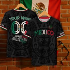 Custom Mexico Soccer Jersey with Name Number, Team Fan Shirt