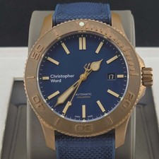 Christopher Ward C60 Trident Pro 600 Bronze Dive Watch 42mm Full Kit