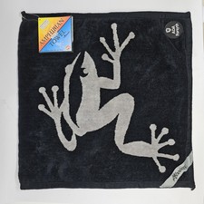 NEW Frogger Amphibian Tour Golf Towel Wet Dry Rain or Shine - Black