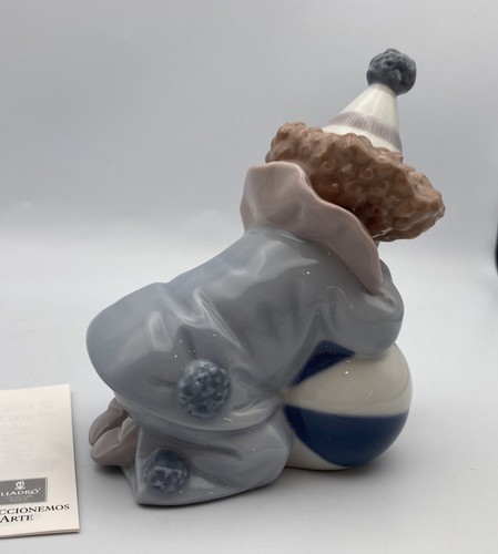 LLADRO Pierrot Payaso Cachorro y Pelota Figura #5278 Retirado España Nino Pierrot - Imagen 6 de 11