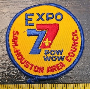 BSA SAM HOUSTON AREA COUNCIL 1977 EXPO POW WOW PATCH