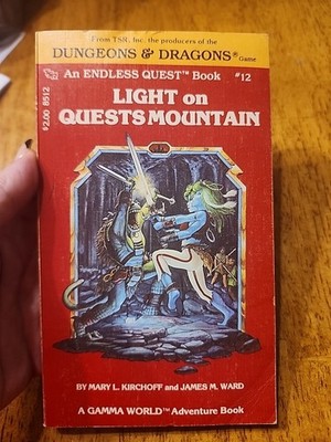 Light on Quests Mountain #12 Dungeons & Dragons 1983 1st Print TSR Gamma World
