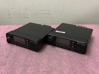 2x Motorola XPR5550 AAM28TRN9KA1AN Digital Mobile Radio Head Untested/Read* O337
