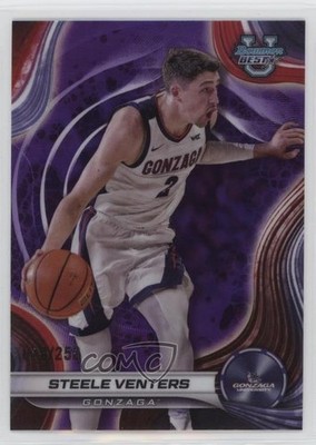 2024-25 Bowman U Best Purple Refractor /250 Steele Venters #90 1k0w