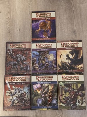 Dungeons & Dragons D&D 4E Sammlung 7 Bücher Eberron Draconomicon Monster Manual