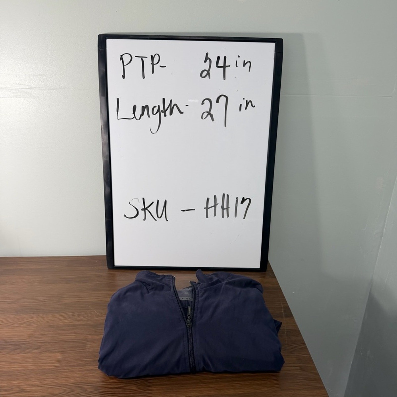 Vtg Weatherproof Performance Navy Jacket with Zip… - image 9