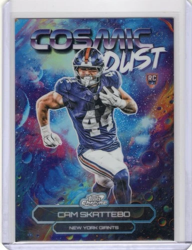 2025 Topps Cosmic Chrome Cam Skattebo Base (RAW)