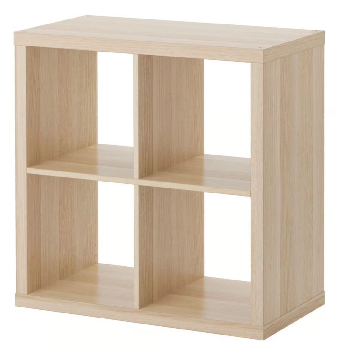 【美品】IKEA 本棚 シェルフ kunskap IKEA KALLAX Shelving Unit - Walnut/Light Gray (003.601.39) for