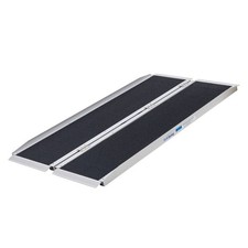 Aluminum Portable 5' Folding Mobility Wheelchair Scooter Ramp