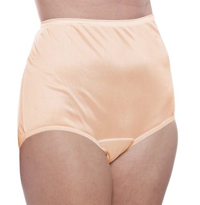 Women's Classic, Nylon,  Brief Panty  (Stye 331) 4 Pack by Teri Lingerie