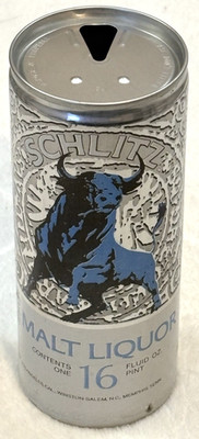 VTG 1975 Jos.  Schlitz  Brew- Malt Liquor -6 Cities-16 oz-Aluminum Beer Can
