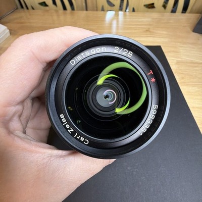 Contax Carl Zeiss Distagon 28mm F2 T* AEG C/Y MF Lens W.Germany