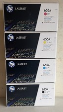 HP 655A Full Set BCYM Toner Cartridge CF450A CF451A CF452A CF453A Factory Sealed