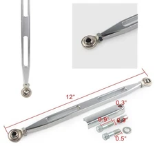 Set CNC Chrome Shifter Shift Linkage For Harley Softail Road King Electra Glide