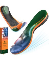 Arch Support Insoles for Flat Feet -  Plantar Fasciitis Relief, Shock Absorption