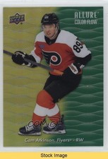 2023-24 Upper Deck Allure Color Flow Yellow Green Cam Atkinson #CF-15 READ f6d
