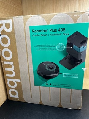 iRobot Roomba Plus 405 (G185) Combo Robot Vacuum & Mop with AutoWash Dock