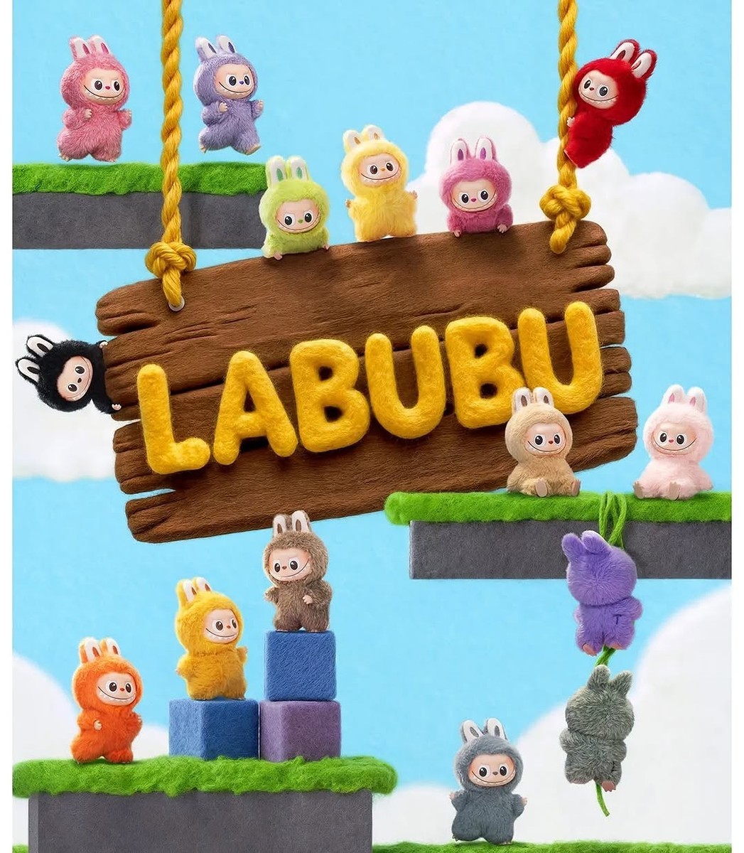 Pop Mart Labubu The Monsters Pin For Love Plush A-Z (PM-094