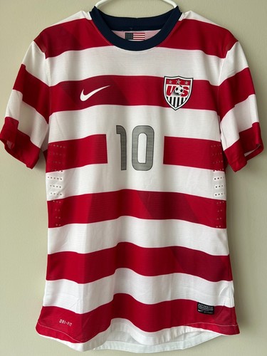 Nike USA USMNT 2012 Home Waldo Player Issue Jersey #10 Landon Donovan Men's L | eBay