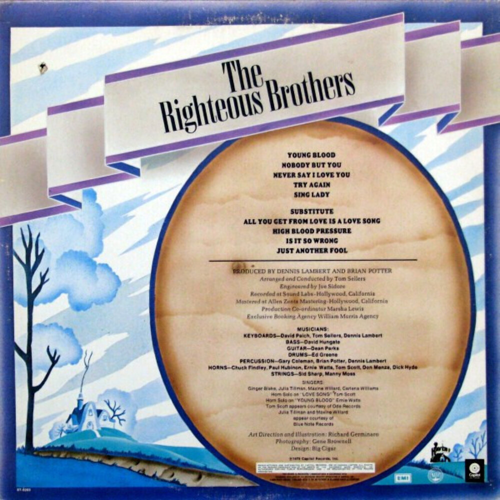 AOR LPレコードTHE SONS OF MRS. RIGHTEOUS The Righteous Brothers – The Sons Of Mrs. Righteous – Vinyl