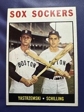 1964 TOPPS #182 “SOX SOCKERS” YASTRZEMSKI•SCHILLING