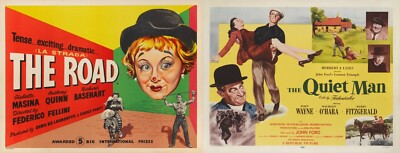 The Quiet Man the road la strada  italian Filmplakat movie poster