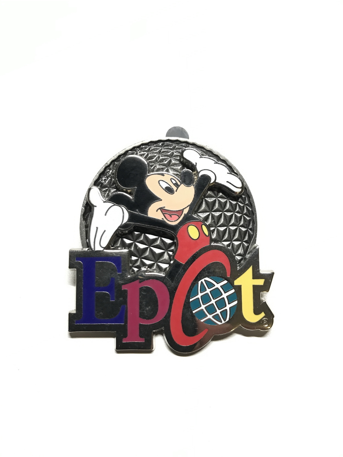 Disney WDW Epcot Mickey with Spaceship Earth 3D Trading Pin