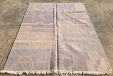 Vintage Traditional Handmade Beautiful Scandinavian Floor Rug Carpet 237x172 cm