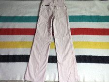 VTG 70s Plushbottoms Tan Corduroy Western Flare Bells 26x33 Talon Womens Pants