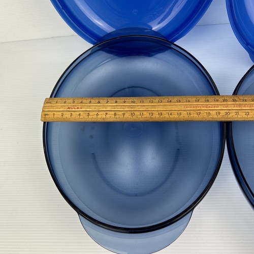 Pair Tupperware Oval Heat N Serve Blue 1.1L Microwave Container & Lid - Picture 12 of 14