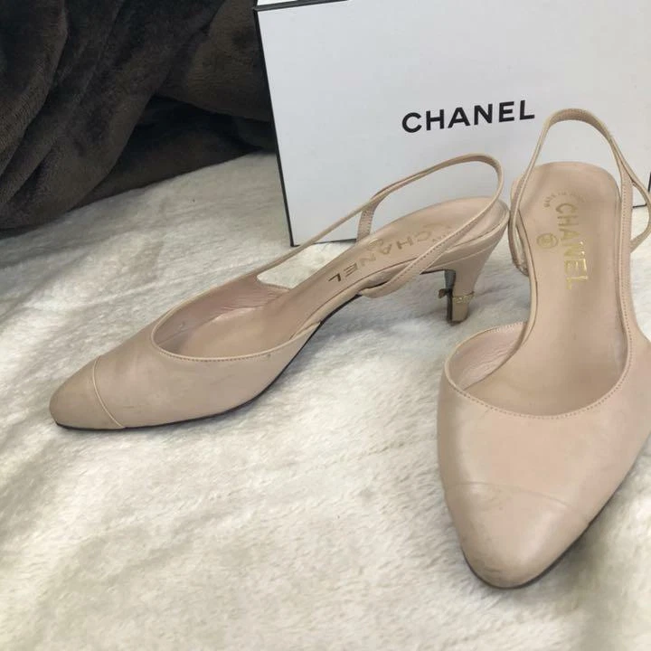 Chanel cheap slingback used