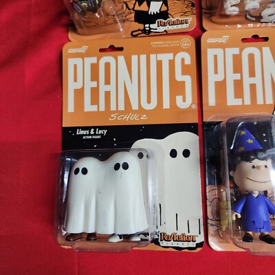 Super7 Set of 4 Charlie Brown Peanuts Halloween The Great Pumpkin