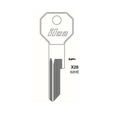 ILCO Uncut Key Blank Fits for Rolls Royce - 62HE - YA-19D (10 Pack)