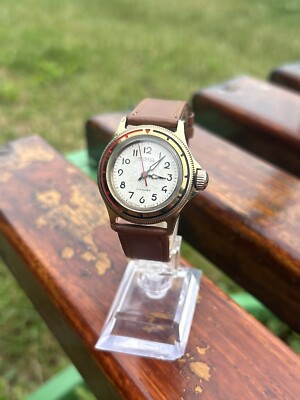 Vintage Vostok Junior Watch Soviet Made USSR Retro Mechanical Wristwatch 1980s