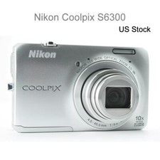 Nikon COOLPIX S6300 16MP 10x Zoom 4.5-45 mm NIKKOR Lens Compact Digital Camera