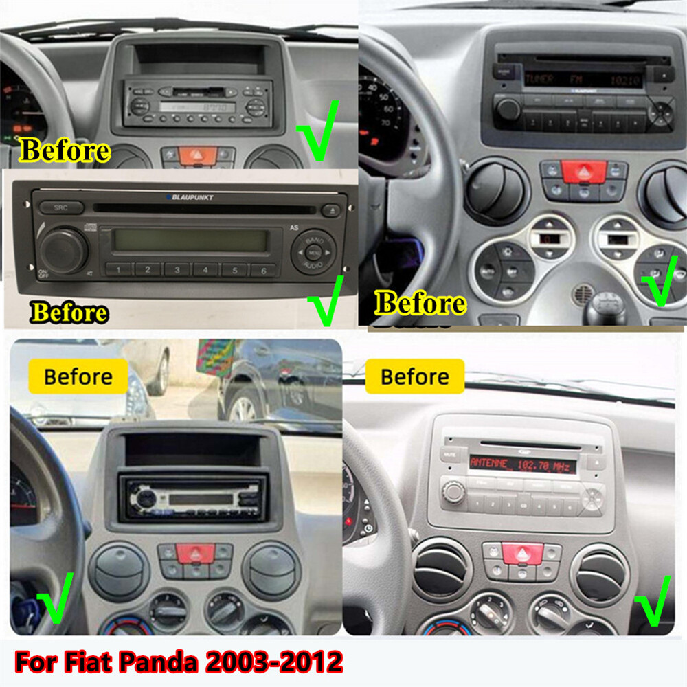 7'' For Android 14 Carplay Car Stereo Radio GPS For Fiat Panda 2003-2012