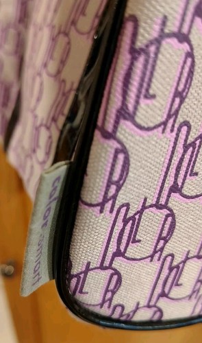 Matrix Purple White Tote B14 - Picture 6 of 7