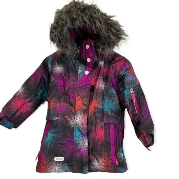 Jupa Kids Ski Canada Waterproof firework design Winter Ski Jacket