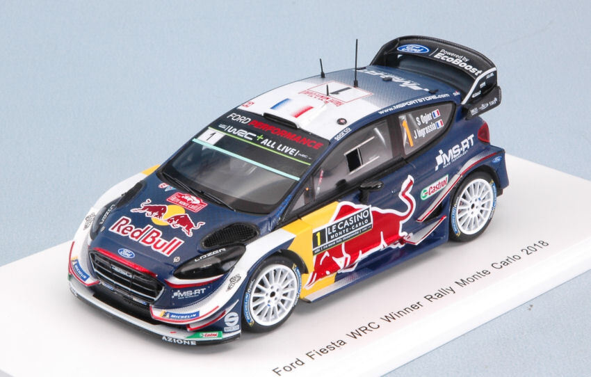 本物の Rally Car Model Scale 1:43 Spark Model Ford Fiesta Wrc N.1 レーシングカー