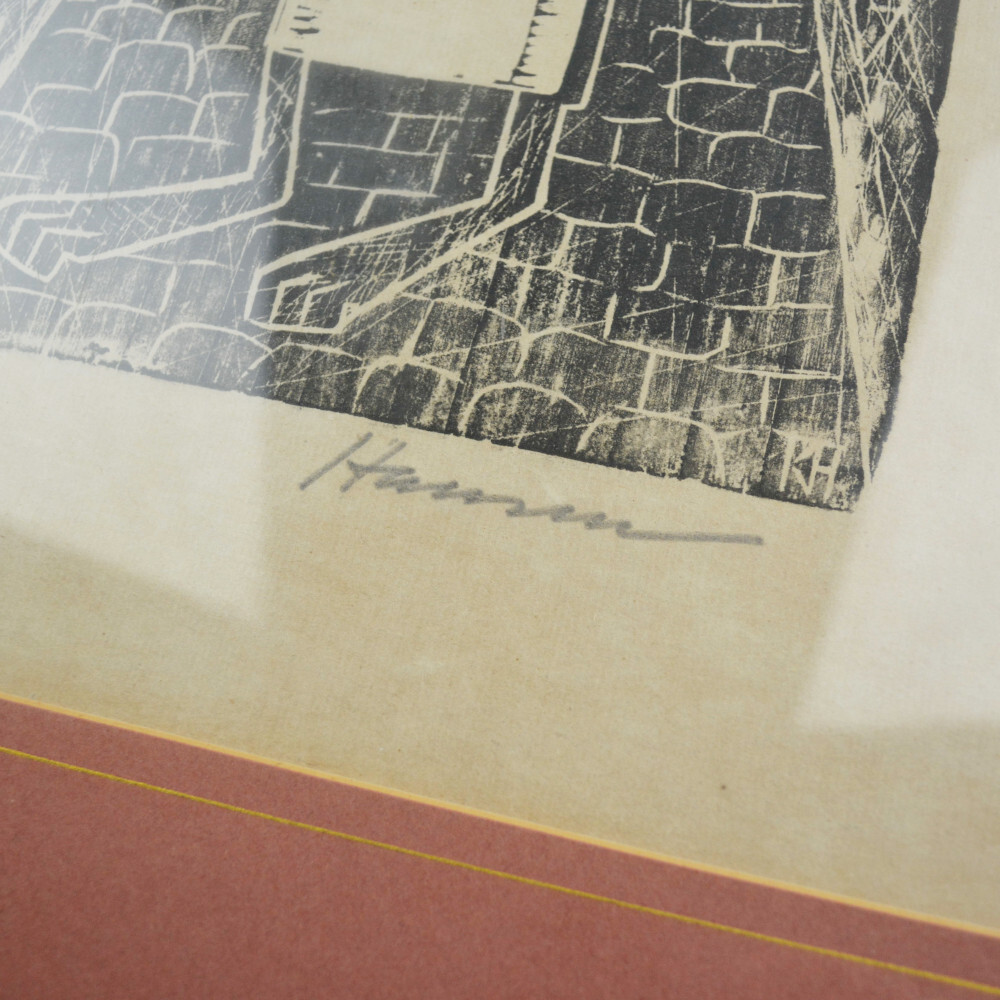 Karl-Heinz Hansen Bahia (1915-1978) - Woodcut - Signed