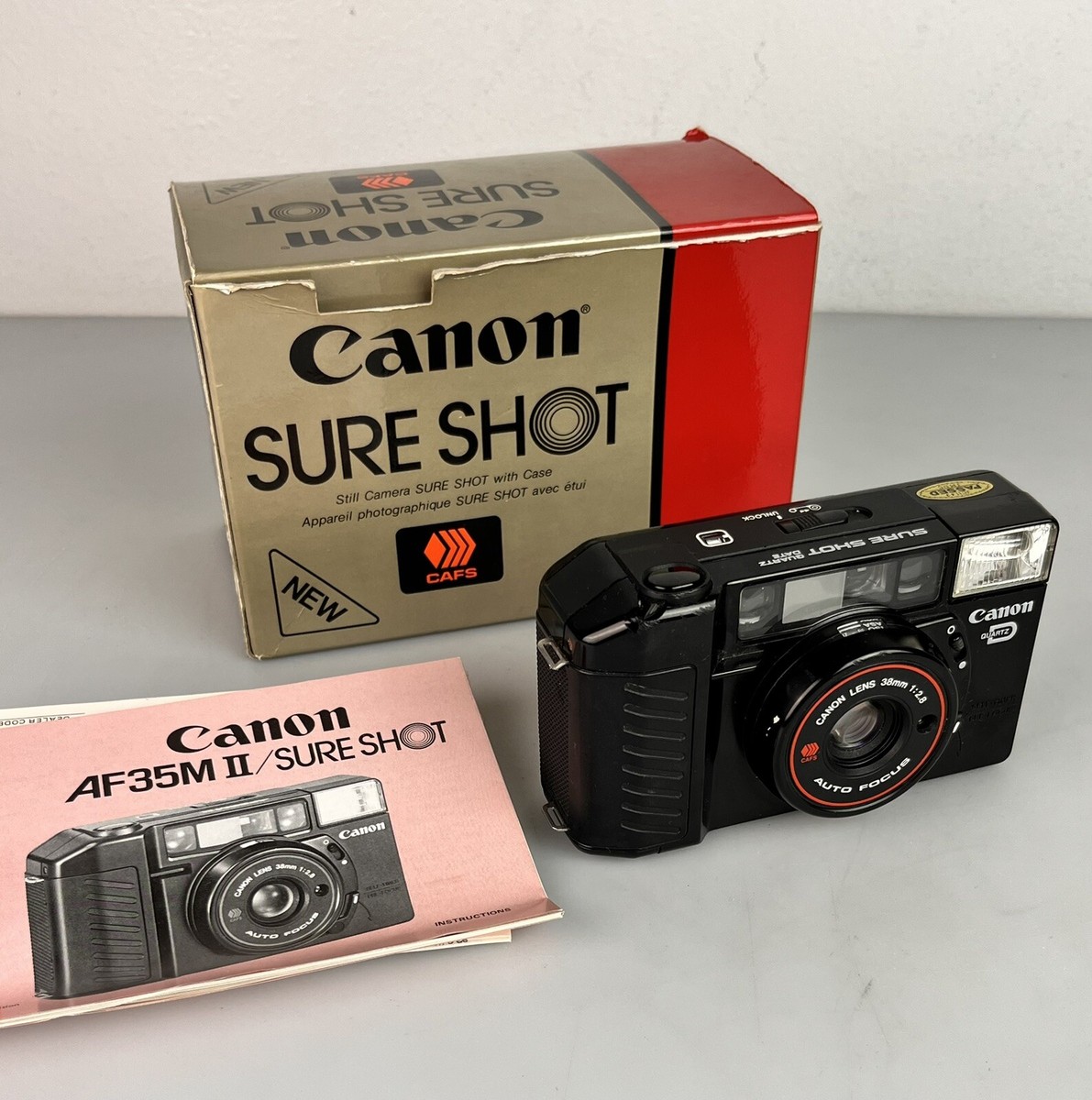 CANON Sure Shot Autoboy2 Quartz Date AF35M II Film Camera FOR