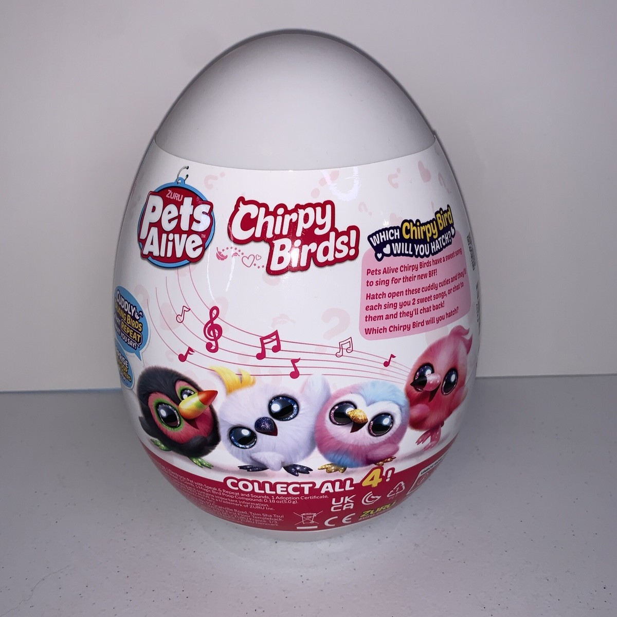 Zuru Pets Alive Chirpy Birds Interactive Speaking Pet Plush Toy