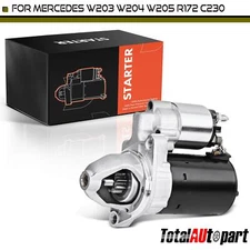 Starter for Mercedes-Benz W203 W204 R172 C230 C250 SLK250 2012-2015 1.1KW CW 9T