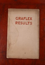 GRAFLEX SALES BROCHURE "RESULTS", 1908/cks/217402