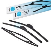 You.S Original Scheibenwischer SET Vorne + Hinten FüR Nissan Kubistar (X76)