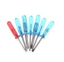 7 Piece Mini Screwdriver Set  -  45mm x 3mm