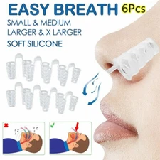 Anti Snore Apnea Nose Clip Breathe Aid Stop Snore Device Sleeping Aid L size